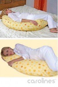 подушка для беременных и кормления 190 см цветочки желтые theraline фото 10