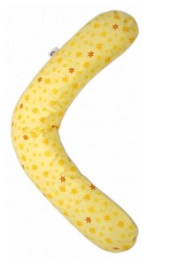 подушка для беременных и кормления 190 см цветочки желтые theraline фото 12