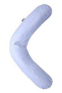 подушка для беременных и кормления 190 см плюш голубая theraline фото 16