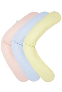 подушка для беременных и кормления 190 см плюш голубая theraline фото 23