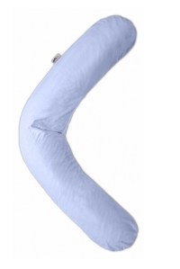подушка для беременных и кормления 190 см плюш голубая theraline фото 11