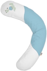 подушка для беременных и кормления 190 см ослик  голубой theraline фото 6