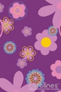подушка для беременных и кормящих 170 см цветы фиолетовые theraline фото 2