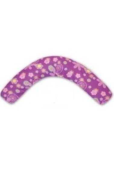 подушка для беременных и кормящих 170 см цветы фиолетовые theraline