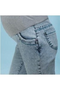 джинсы узкие с вышивкой цветочек mamita фото 8