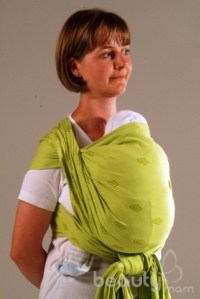 слинг-шарф из органического хлопка 2.7 м storchenwiege фото 3