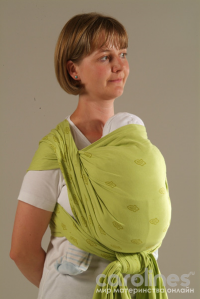 слинг-шарф из органического хлопка 5.2 м storchenwiege фото 10