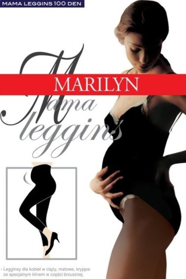 леггинсы для беременных mama 100 дэн черные marilyn