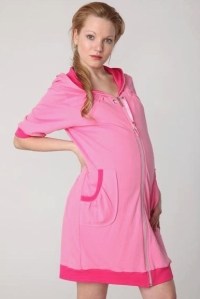 домашний халат на молнии для беременных mamita фото 8