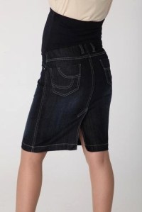 джинсовая юбка-карандаш на бандаже mamita фото 2