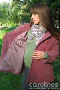 осеннее пальто для беременных gemko фото 6