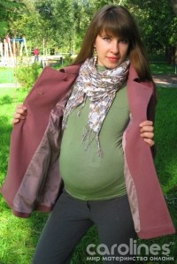 осеннее пальто для беременных gemko фото 4