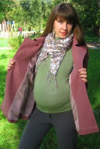 осеннее пальто для беременных gemko фото 2