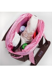 сумка-рюкзак для мамы packa be brown bubblegum ju-ju-be фото 6