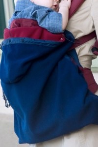 накидка зимняя для рюкзачка-переноски ergo baby фото 3