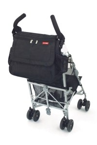 универсальная сумка на коляску skip hop via messenger black skip hop фото 4