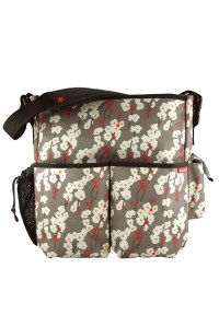 универсальная сумка для коляски duo deluxe cherry bloom skip hop фото 10