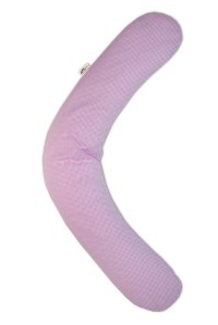 подарочная подушка 190 см клеточка розовая theraline фото 2