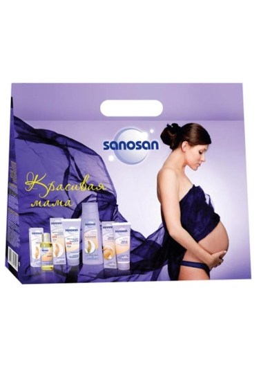 подарочный набор для беременных красивая мама sanosan