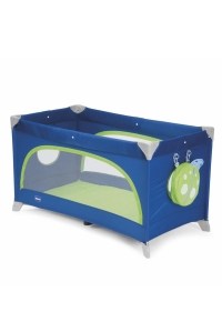 кровать-манеж spring cot синяя chicco фото 6