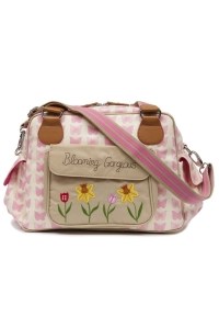 сумка для мамы blooming gorgeous pink butterflies pink lining