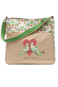 сумка для мамы poppins bag blue birds and bows pink lining фото 9