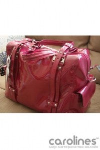 сумка для мамы nico вишневая il tutto фото 4