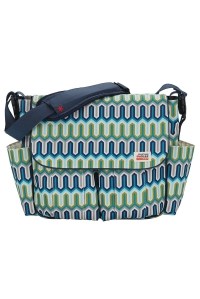 универсальная сумка dash chevron blue с косметичкой skip hop фото 11