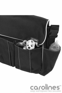 универсальная сумка dash nixon black с косметичкой skip hop фото 3