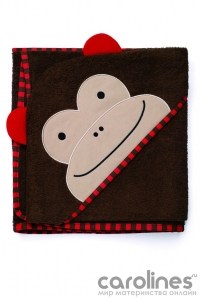 полотенце с капюшоном обезьянка skip hop фото 2