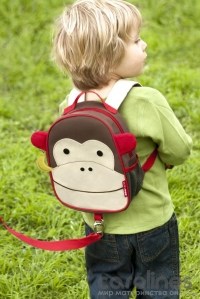 детский рюкзачок с поводком обезьянка с 12 мес. skip hop фото 6
