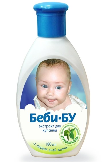 экстракт для купания малышей беби-бу береза-крапива, 180мл  годен до 04.14 экобиофарм