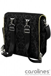сумка для коляски boxy backpack black current petunia pickle bottom фото 10
