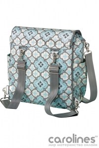 сумка для коляски boxy backpack classically crete petunia pickle bottom фото 2