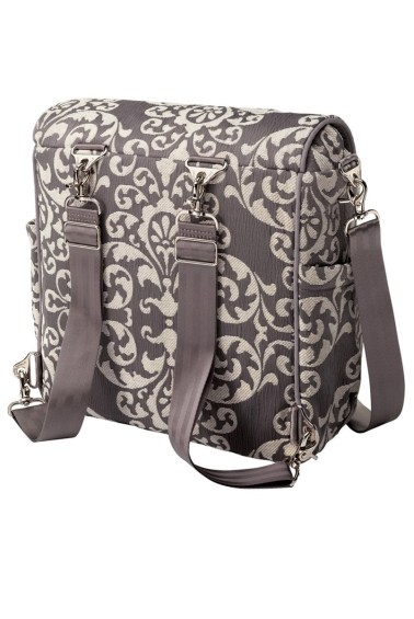 сумка для коляски boxy backpack earl grey petunia pickle bottom