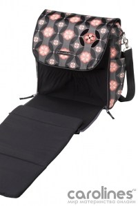 сумка для коляски boxy backpack midnight in milan petunia pickle bottom фото 3