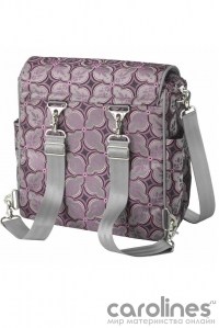 сумка для коляски boxy backpack violet sapphire petunia pickle bottom фото 6