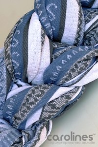 слинг-шарф zara tricolor blue ellevill фото 5