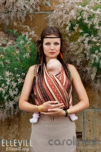 слинг-шарф zara tricolor indian  ellevill фото 7