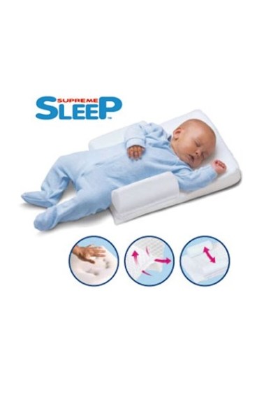 подушка позиционер для новорожденных supreme sleep plantex