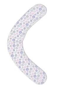 Theraline Подушка для беременных и кормления 190 см "Кружочки фиолетовые"