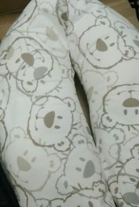 подушка для беременных и кормления comfy big divo brown grey plantex фото 3