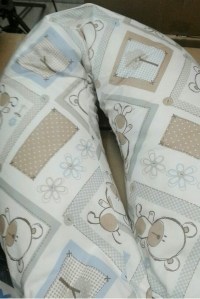 подушка для мамы и ребенка comfy big sabelle patch blue plantex фото 3