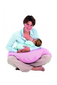 подушка для мамы и ребенка comfy big ina blue plantex
