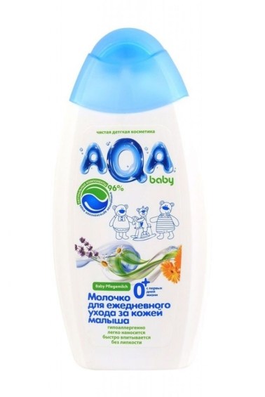 aqa baby молочко для ежедневного ухода за кожей малыша 250 мл sanosan