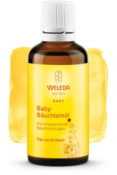 масло для массажа животика младенцев weleda