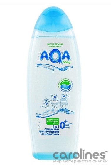 aqa baby средство для купания и шампунь 2 в 1 250 мл  sanosan