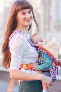 рюкзак-кенгуру babyactive choice оранжевый чудо-чадо фото 3