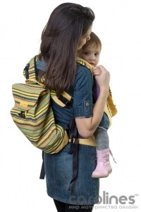 рюкзак для мамы уичоли светло-желтый чудо-чадо фото 5