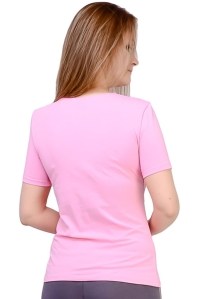 футболка для кормления розовая flammber фото 4